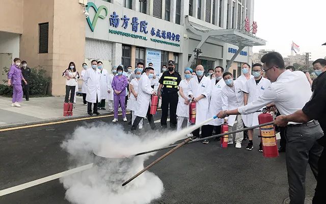 【119消防宣传月】南方医科大学南方医院泰成逸园分院——医疗消防安全培训及演练